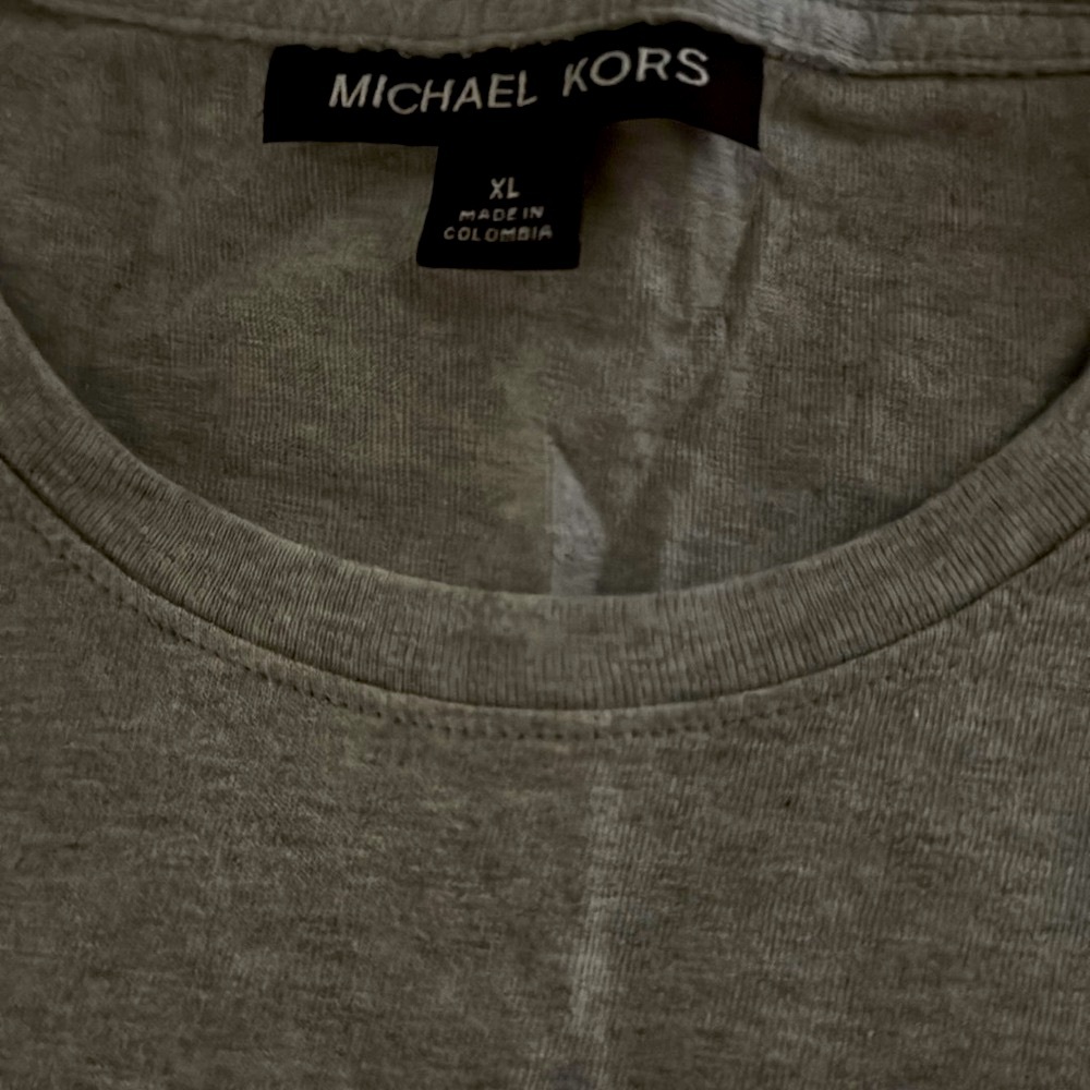 Michael Kors Rainbow Collection 2pc Short set Tshirt & Jogger Shorts Grey EUC - Picture 14 of 16